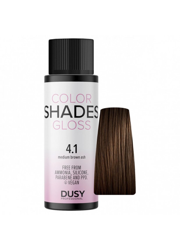 Dusy Color Shades Gloss 4.1 medium brown ash 60ml
