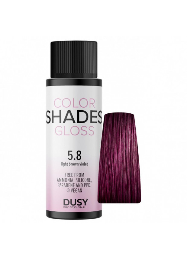 Dusy Color Shades Gloss 5.8 light brown violet 60ml